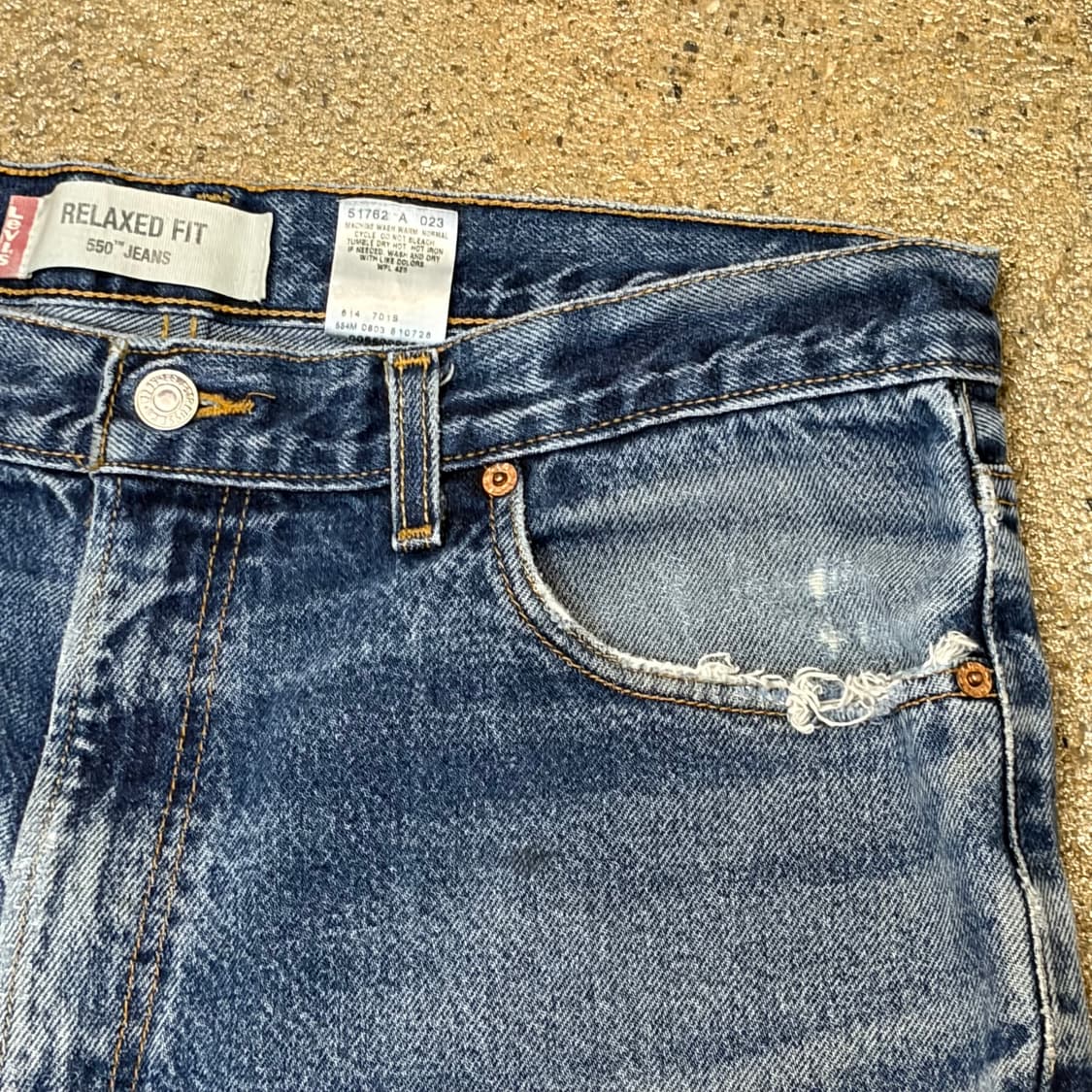 00s USA 빈티지 리바이스 550 청바지 상품이미지3