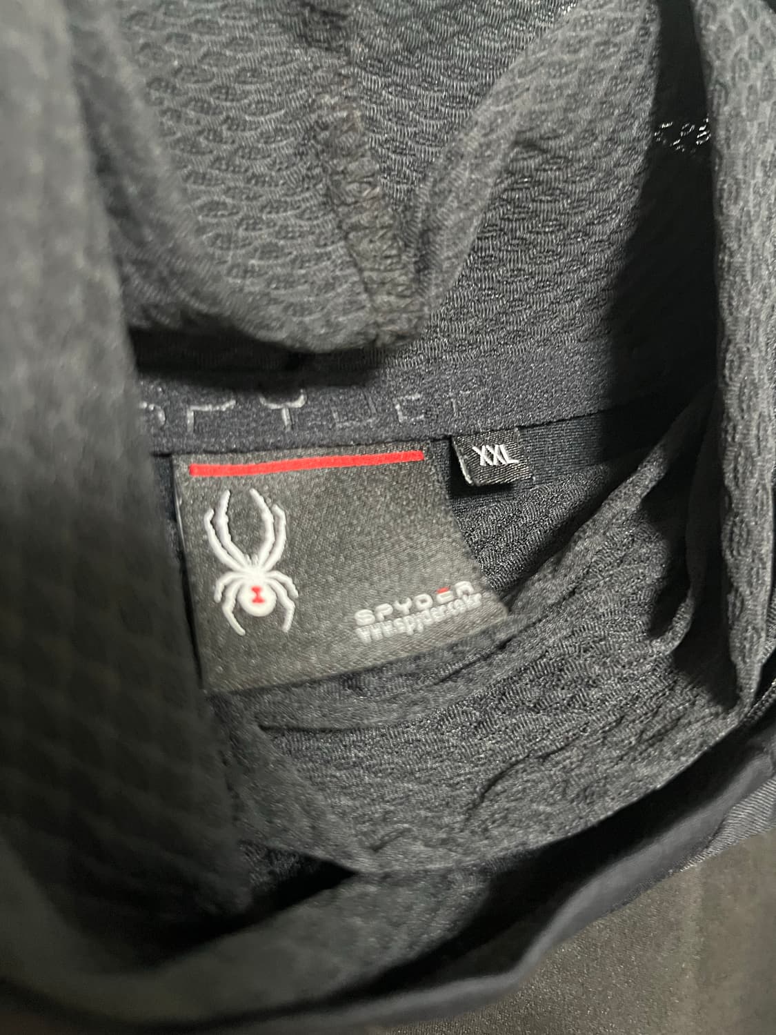 스파이더 블랙 웜업 후드집업 상품이미지8