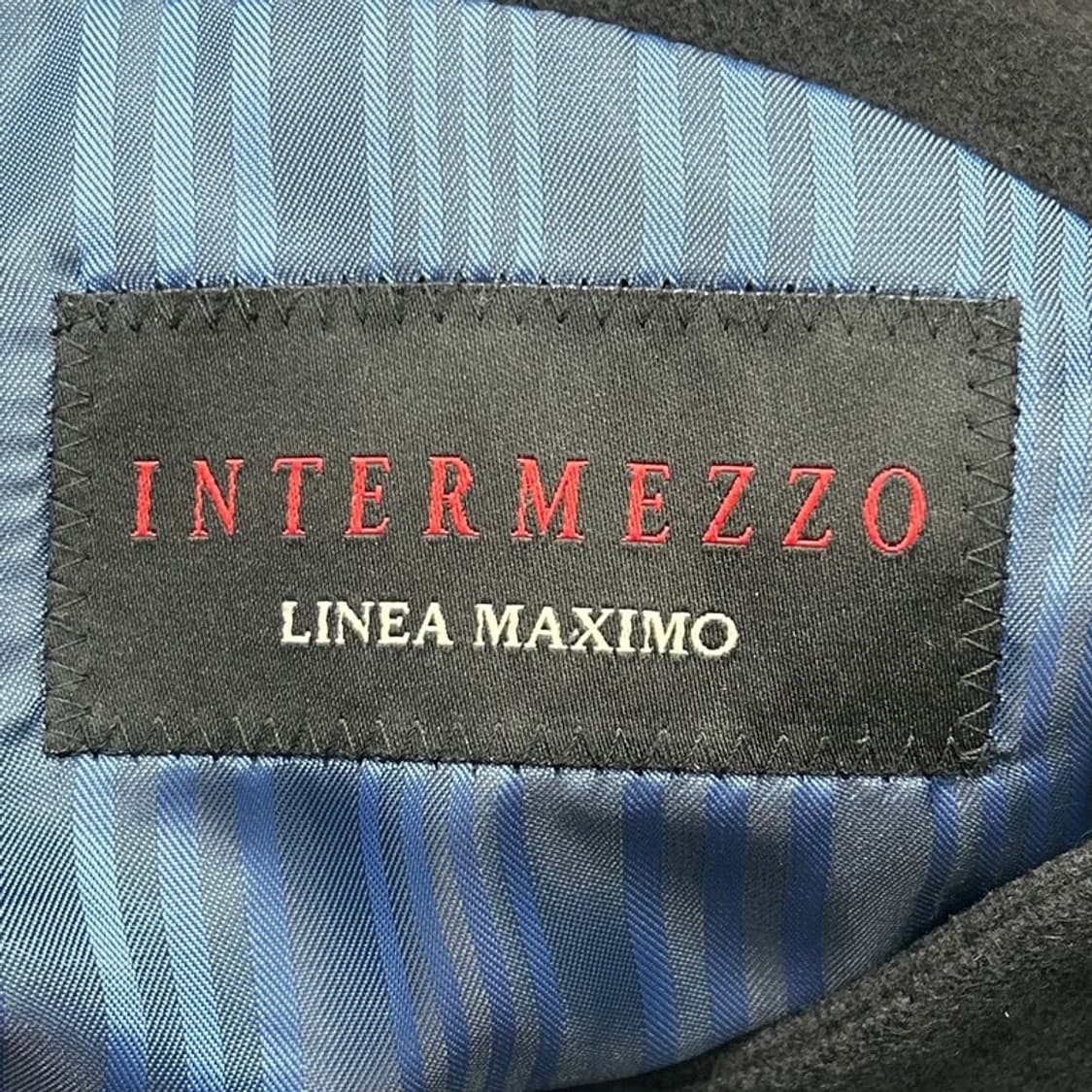 INTERMEZZO 캐시미어 더블 코트 블랙 100 상품이미지4