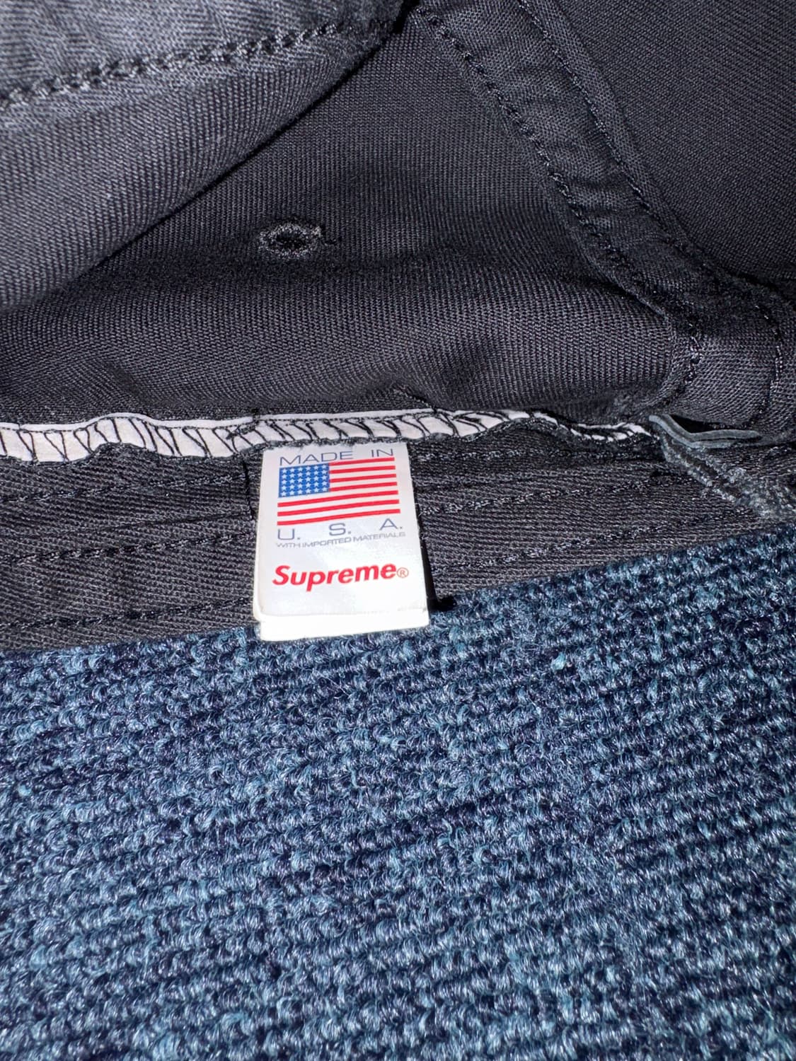 슈프림 캠프캡 블랙 상품이미지3