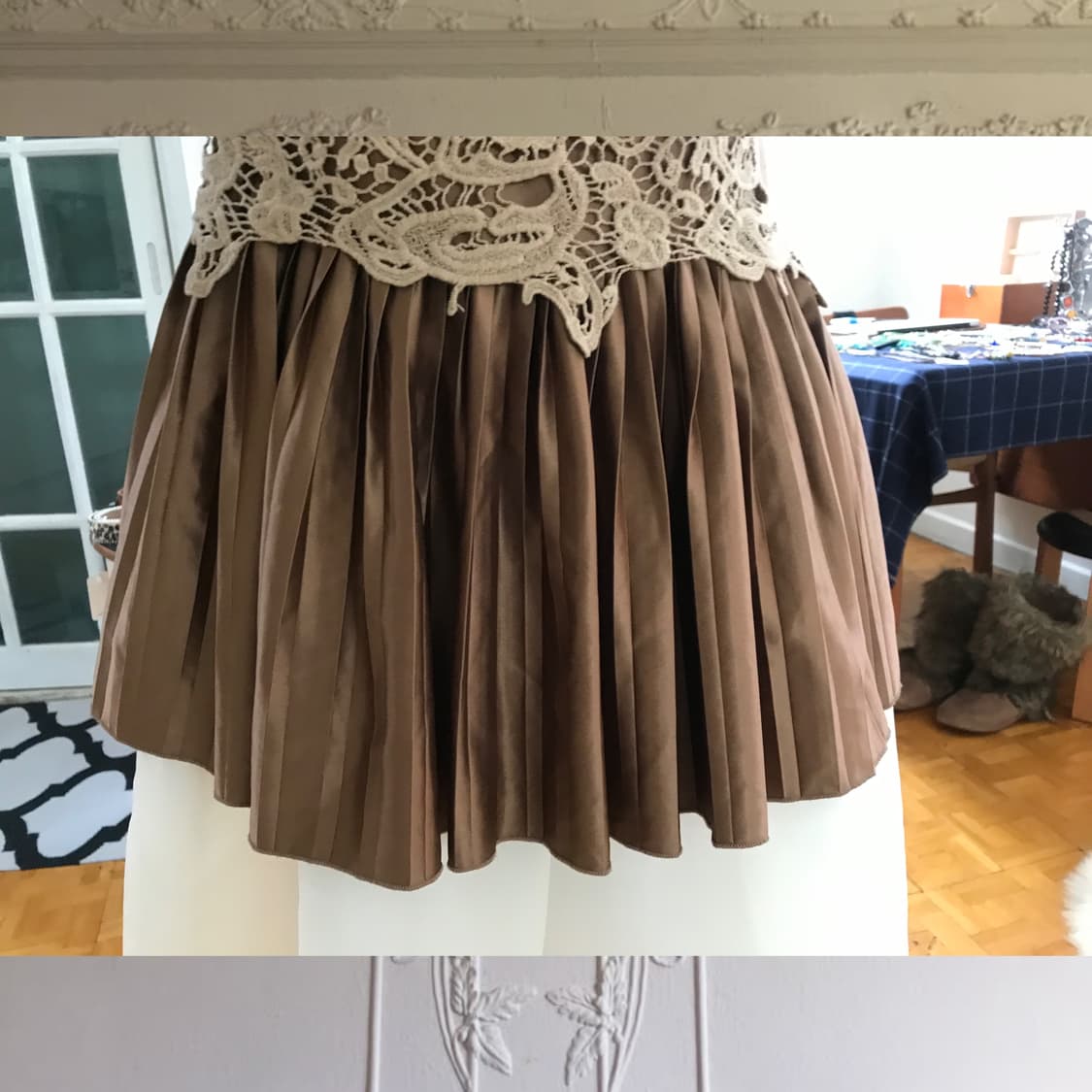 vintage lace frill top 상품이미지2