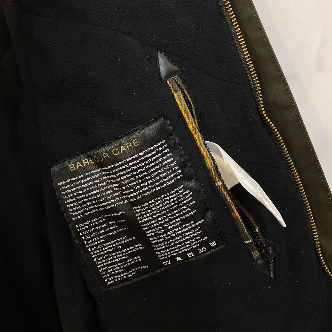 [95] 바버 비데일 왁스 자켓 M 상품이미지9