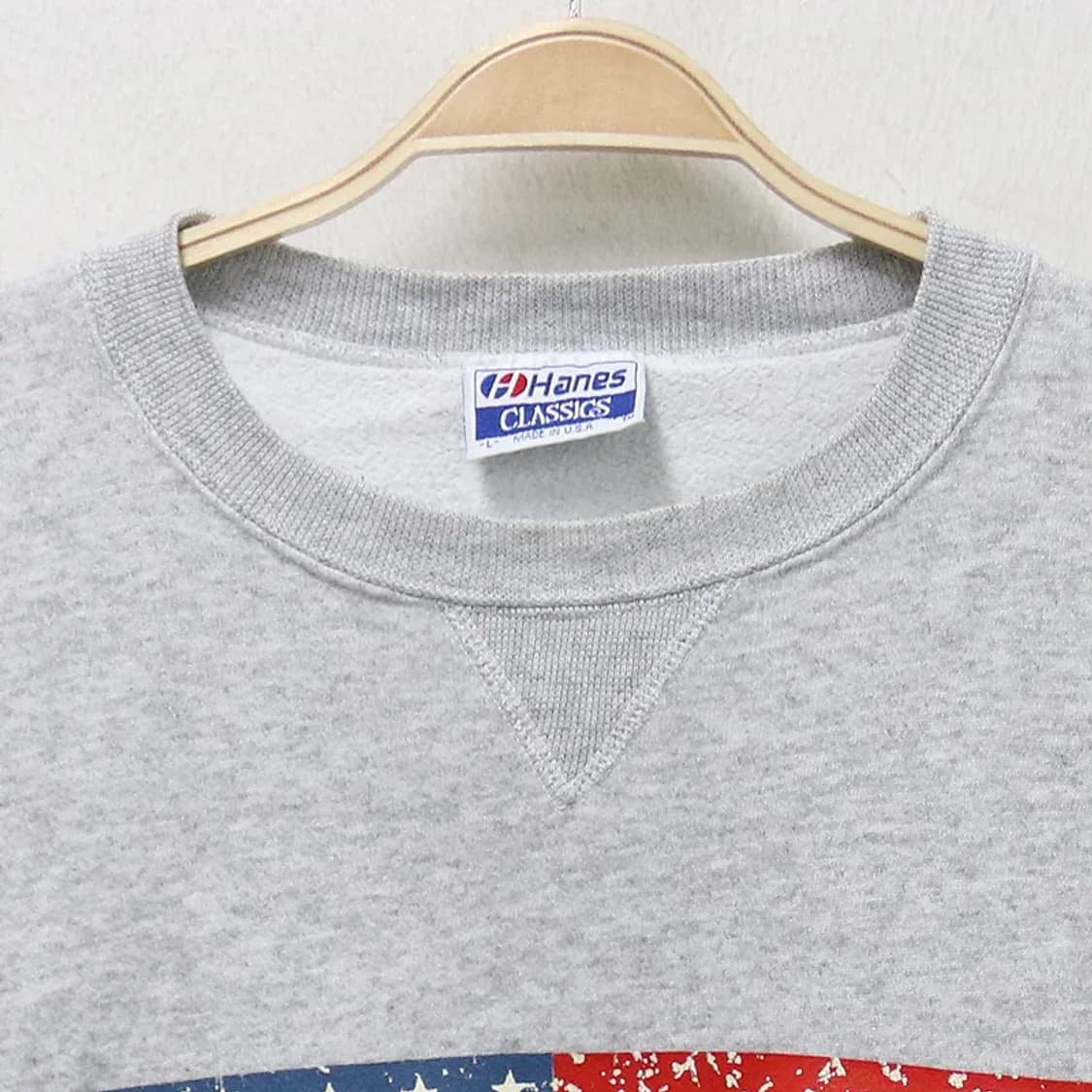 90'S 헤인즈 크랙 프린팅 맨투맨 61691 상품이미지3