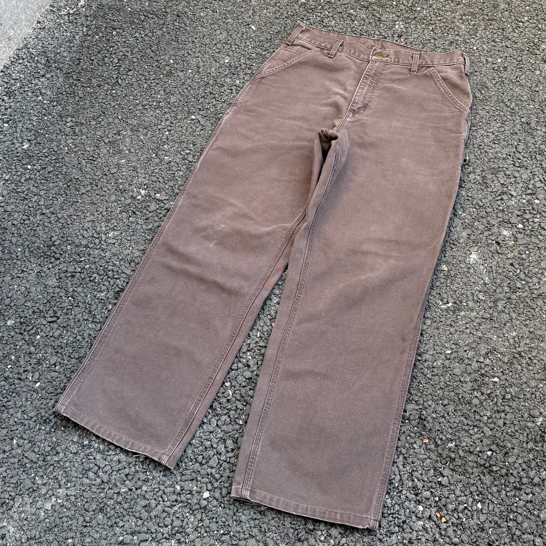 빈티지 칼하트 B11 DKB 싱글니 카펜터 팬츠 상품이미지4