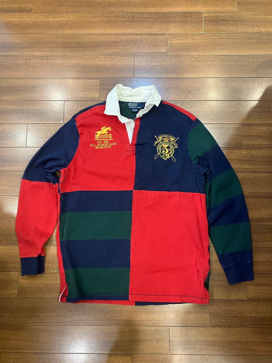 폴로랄프로렌 럭비 카라티셔츠 M 상품이미지1