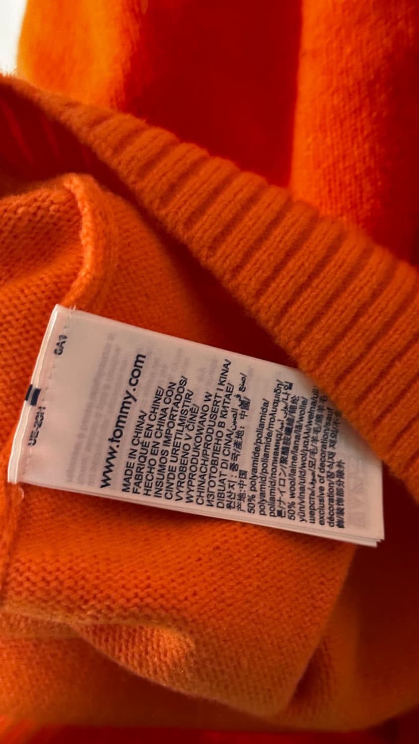 타미힐피거 타미진스 오렌지 니트 상품이미지4
