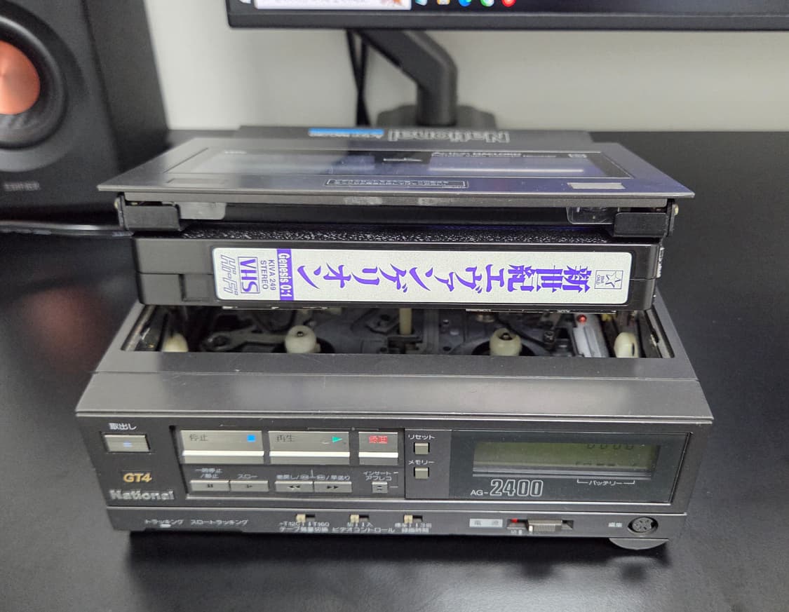 내셔널(파나소닉) 포터블 VHS 비디오 테이프 레코더 AG-2400 상품이미지4