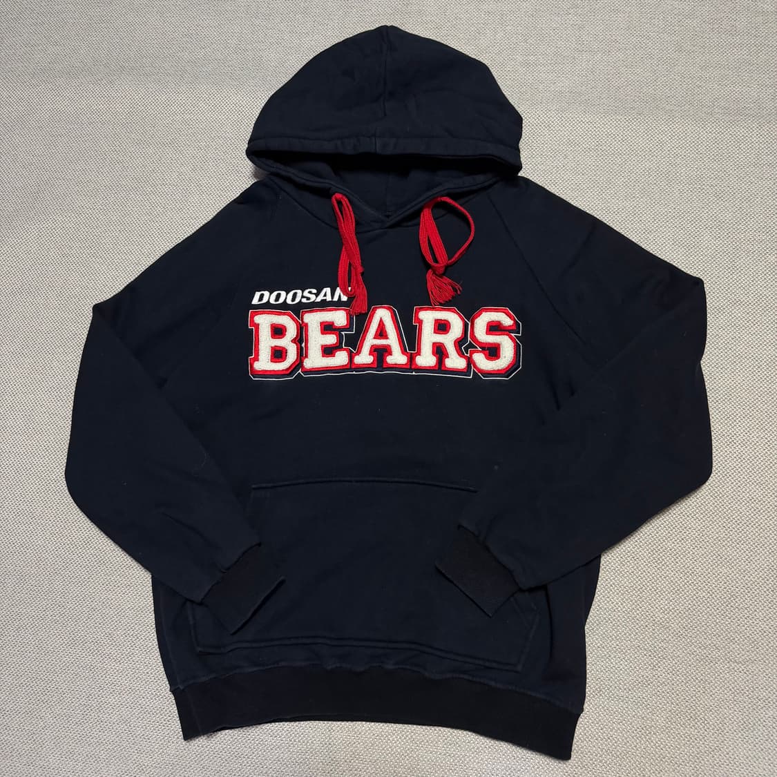 두산 베어스 빅로고 후드티 상품이미지1