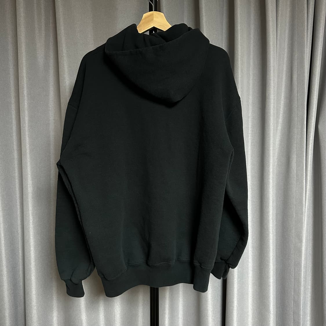 빈티지 90s 러셀 후드 블랙 USA 상품이미지2