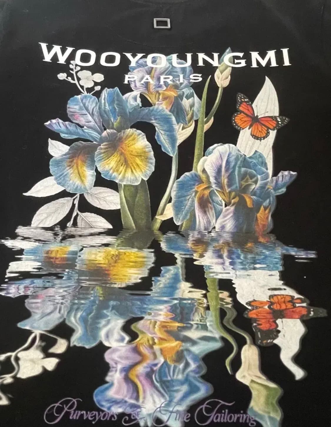 우영미 플라워 백로고 반팔 판매합니다 상품이미지3