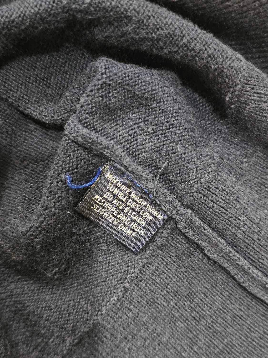 [L] 폴로 랄프로렌 네이비 코튼 브이넥 가디건 상품이미지5