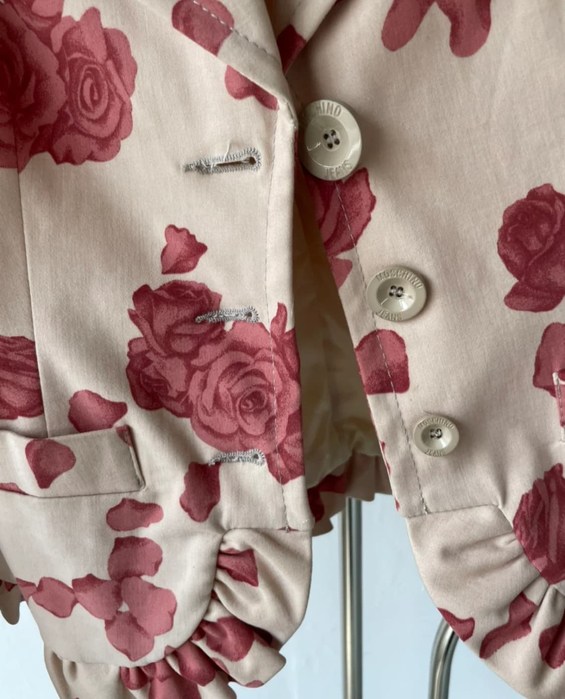 Moschino 모스키노 로즈 프릴 자켓 36 상품이미지4