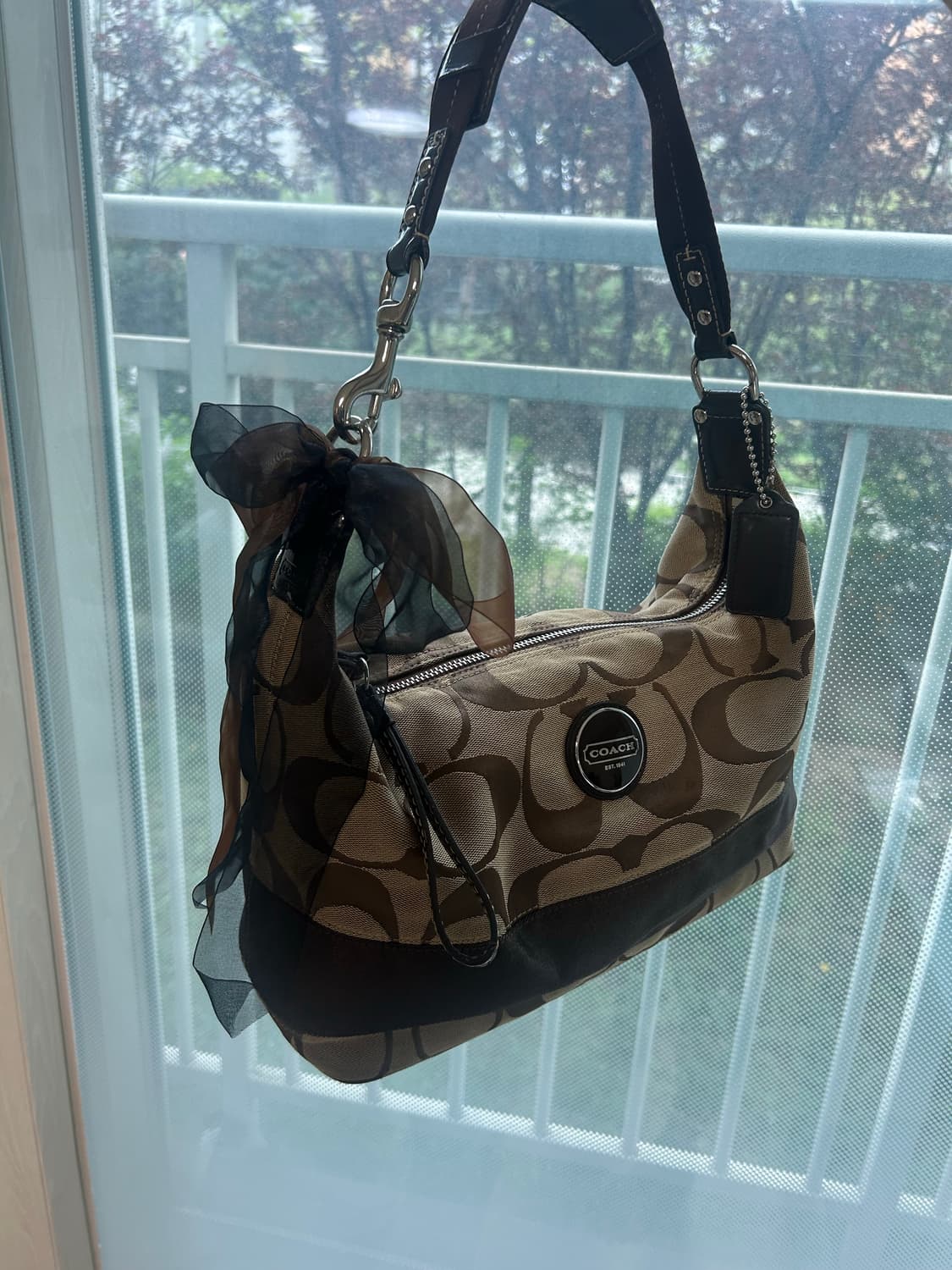 유행🤎‼️)) 코치 시그니처 호보백 브라운 상품이미지2