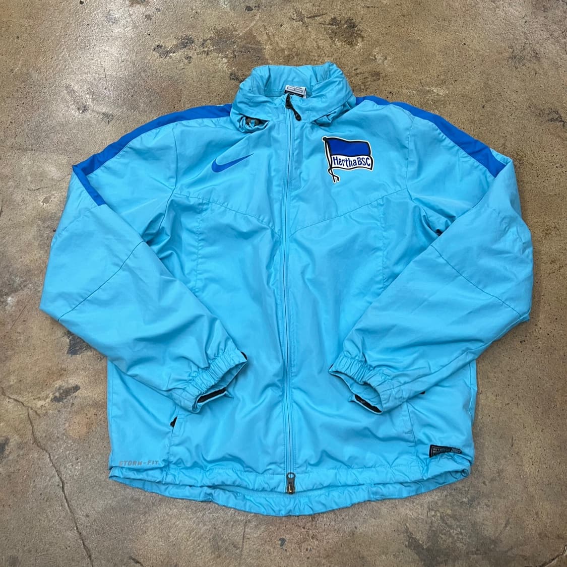 [정품/M] 나이키 헤르타 베를린 BSC 바람막이 블루 b14 상품이미지3