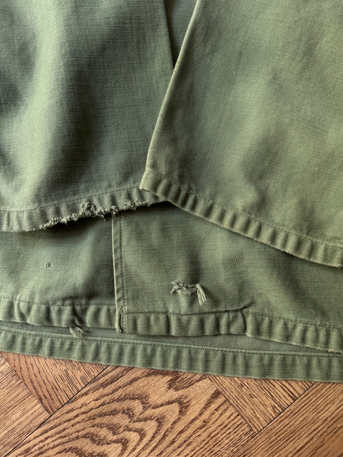 [S]60's 오리지널 U.S ARMY OG-107 밀리터리 셔츠 상품이미지5