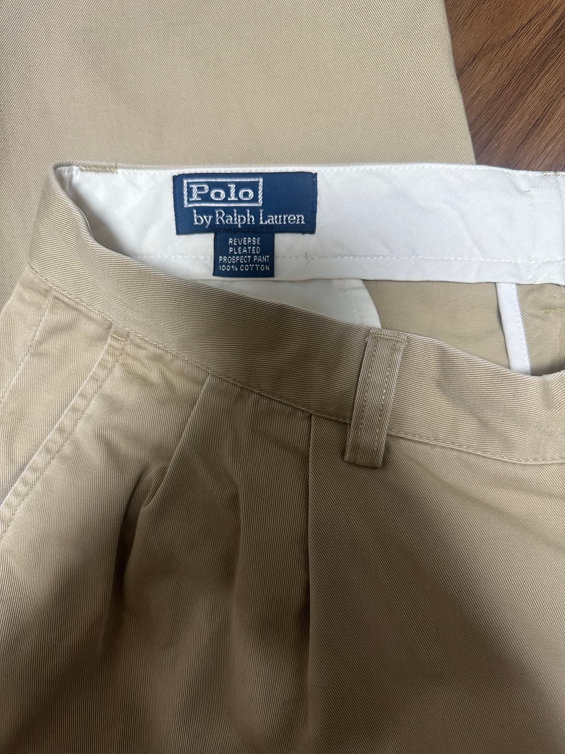 90s 빈티지 폴로 투턱 치노팬츠 상품이미지6