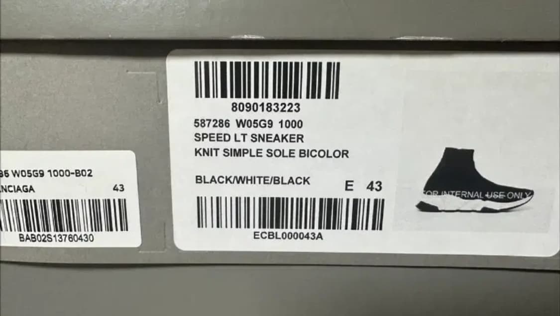 [정품,풀구성품] 발렌시아가 스피드러너 블랙 280 상품이미지3