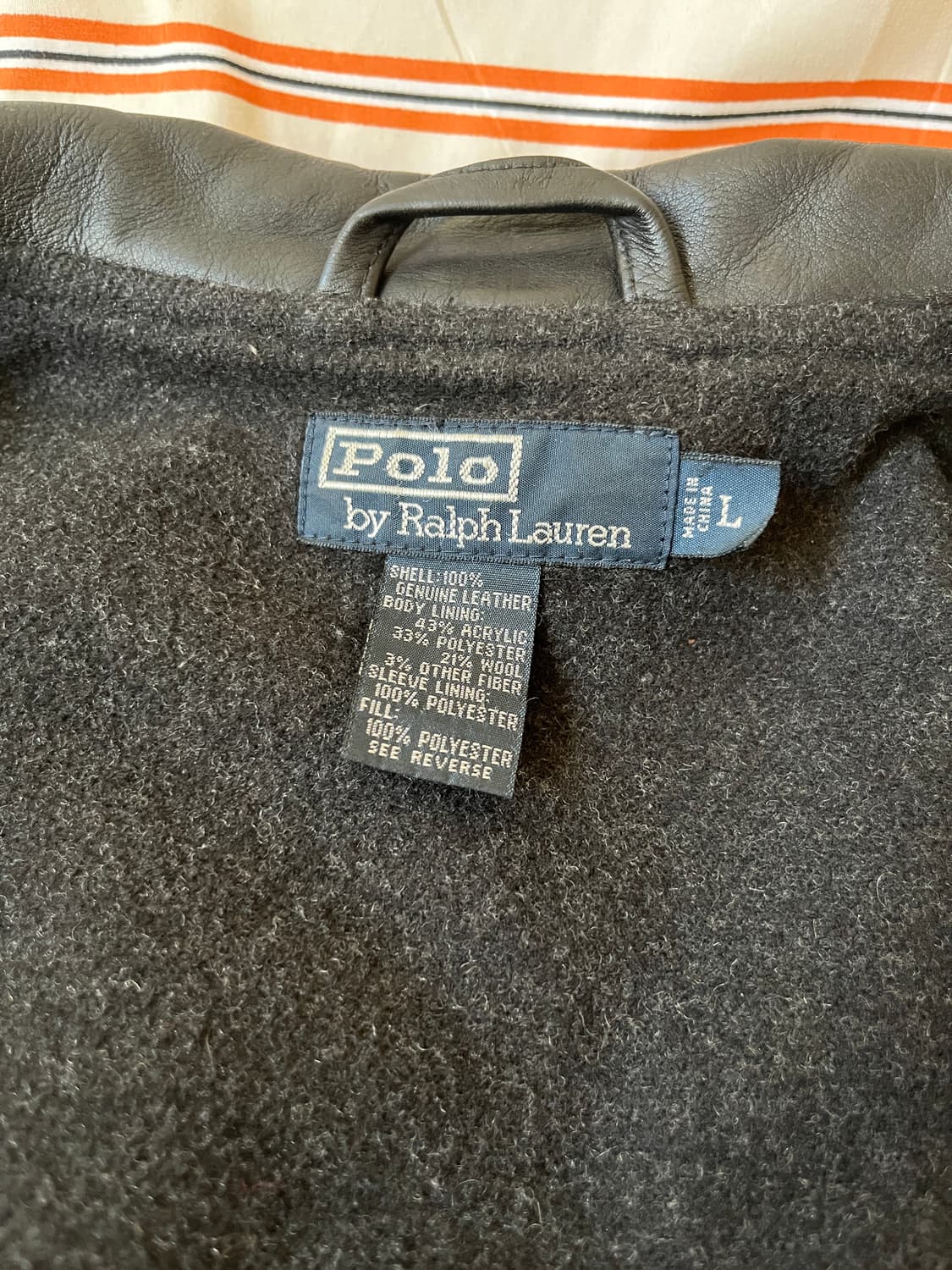 폴로 랄프로렌 가죽 자켓 코트 카코트 상품이미지3