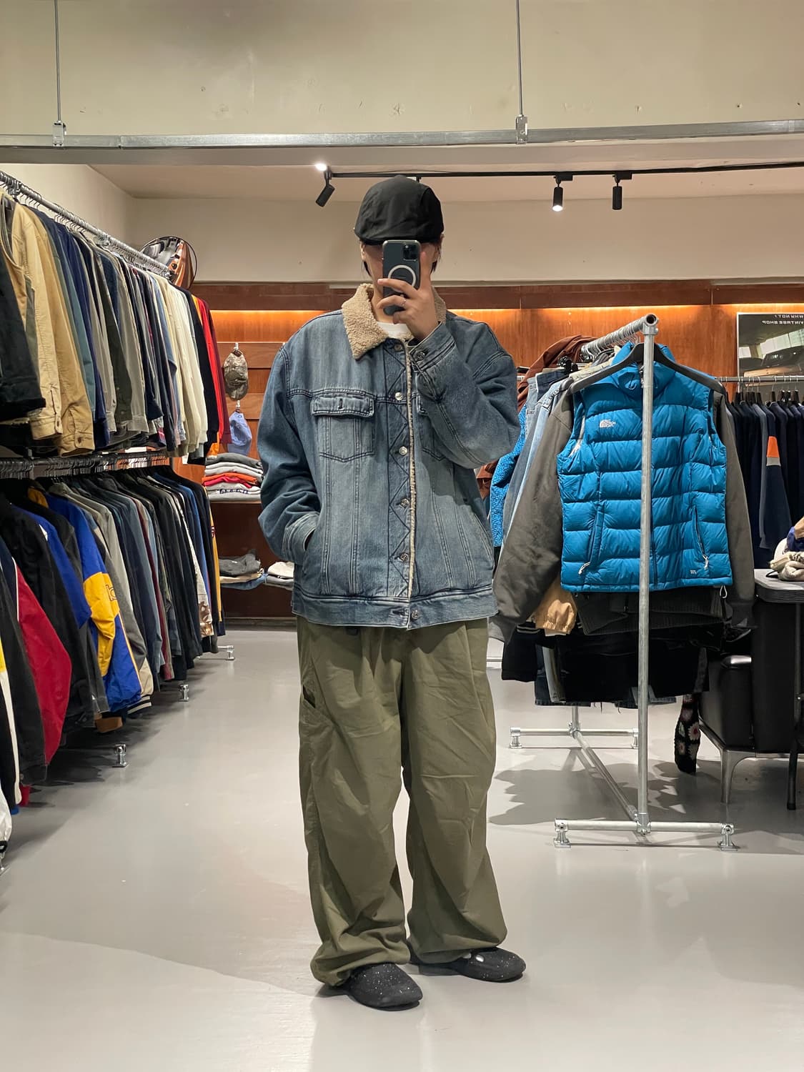 90’s 애리조나 쉐르파 데님 자켓 상품이미지3