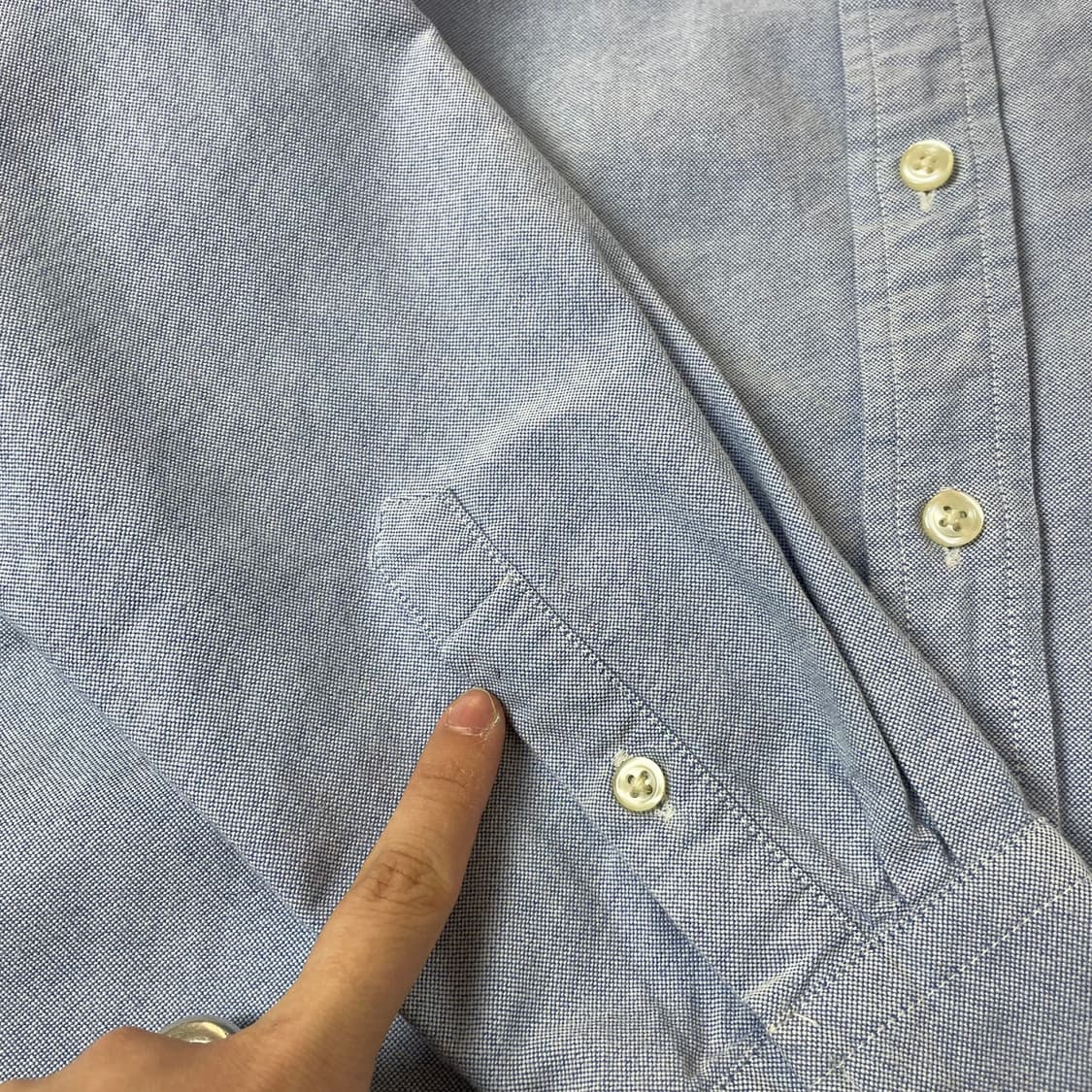 폴로랄프로렌 폴로 베어 코튼 옥스포드 긴팔 셔츠 L(14-16) 상품이미지5