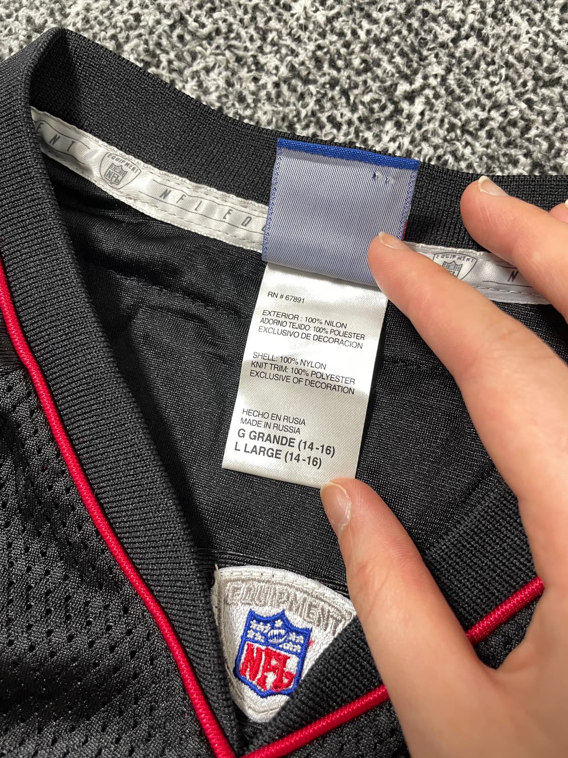 빈티지9. 리복 NFL 애틀랜타 팰컨스 마이클빅 유니폼 메쉬 반팔 티셔츠 상품이미지4