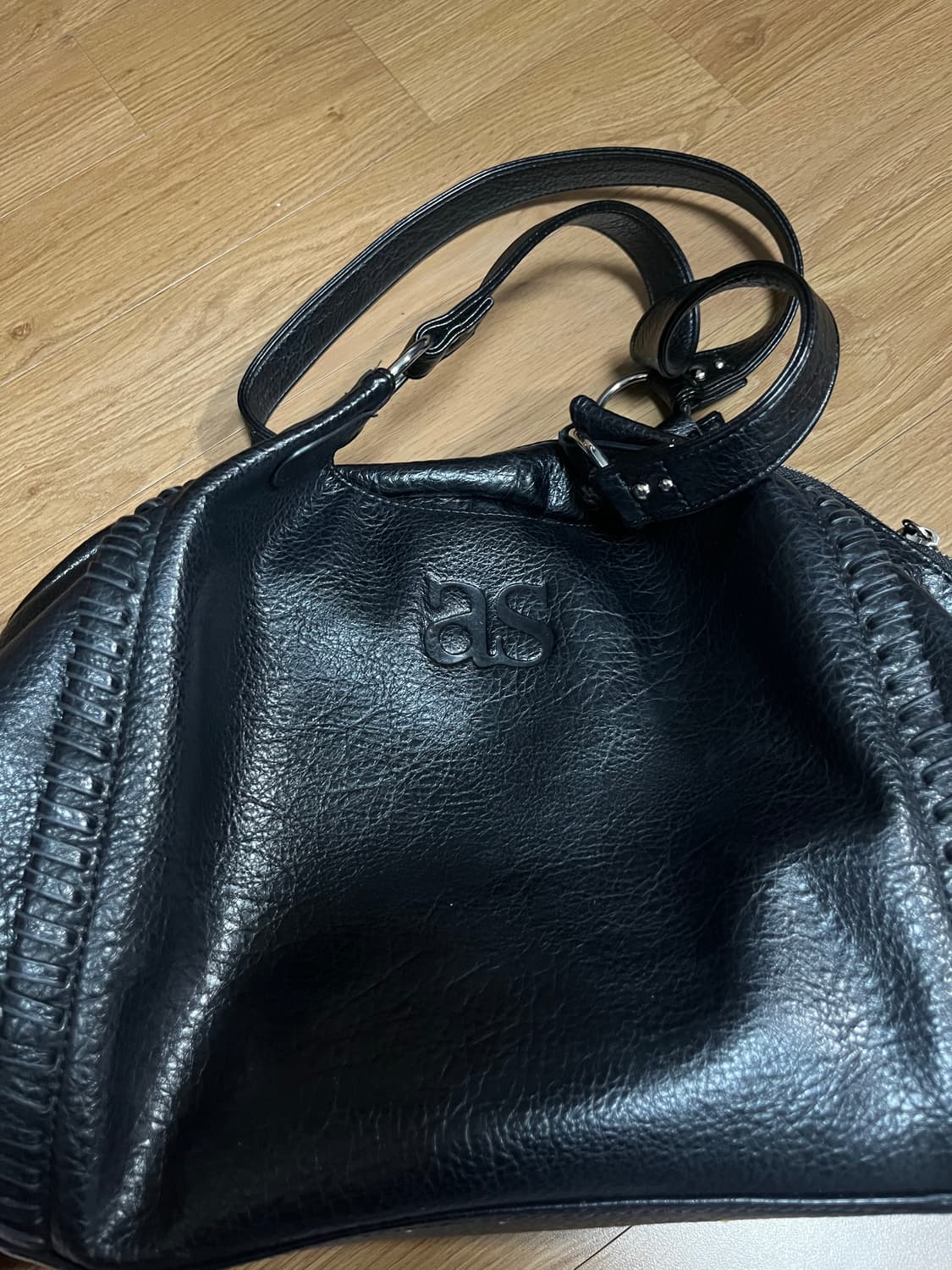 애즈온 보니타 빅백 블랙 상품이미지3