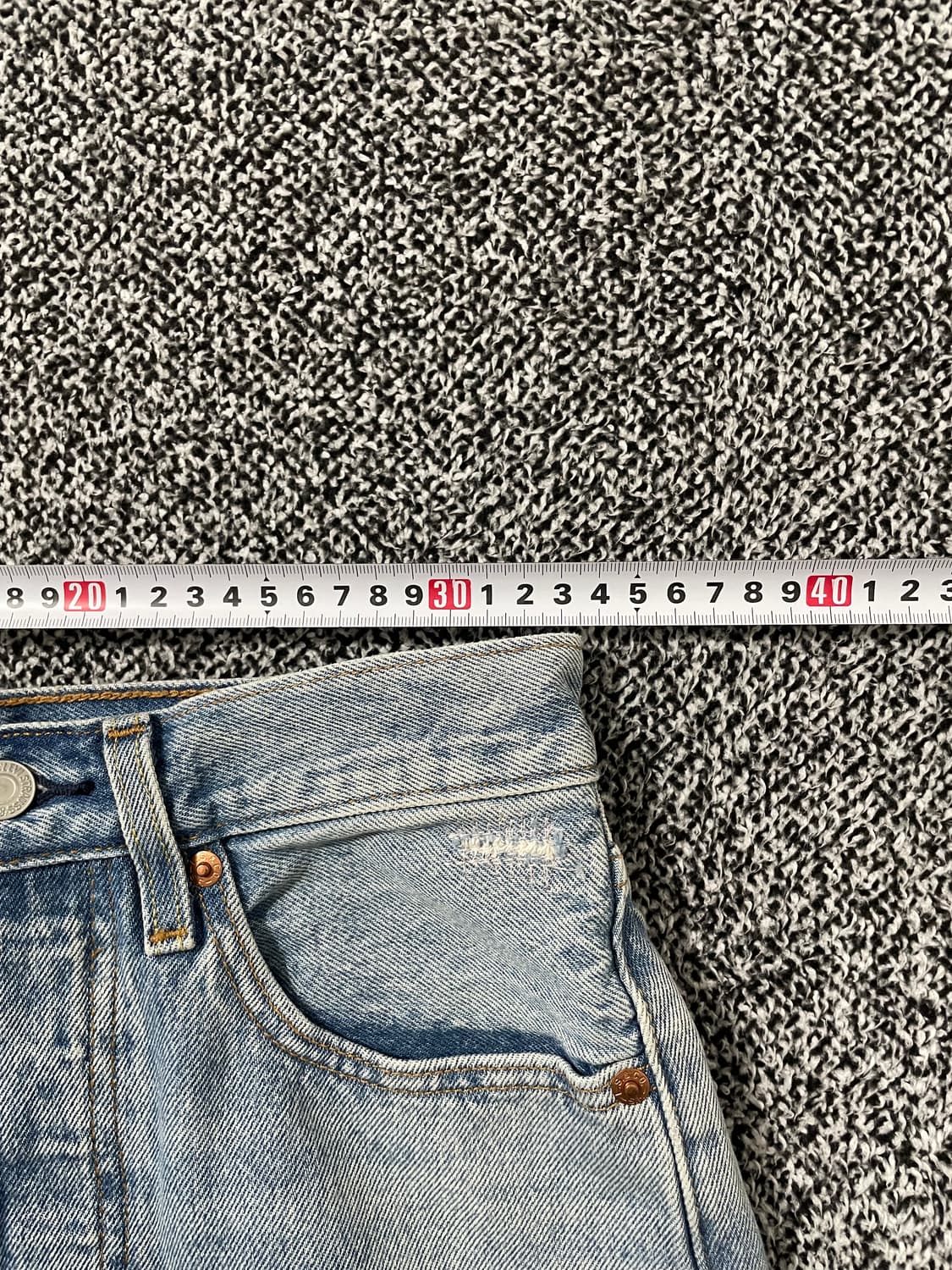 빈티지9. 리바이스 오리지널 501 연청 데님팬츠 청바지 진 상품이미지5