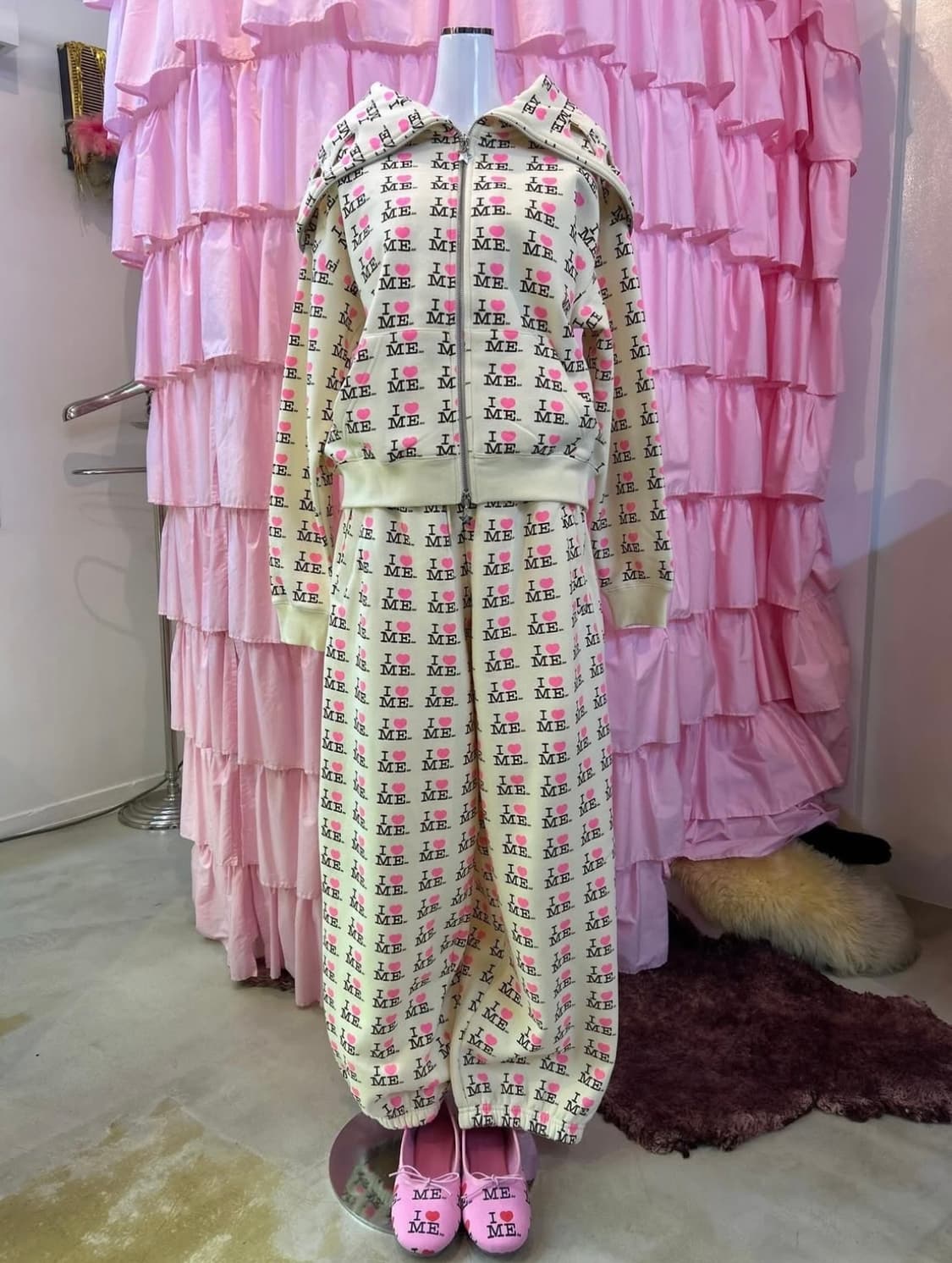 [M]애슐리 윌리엄스 26ss 아이 하트 미 버터플라이 후드집업/옐로우 상품이미지5