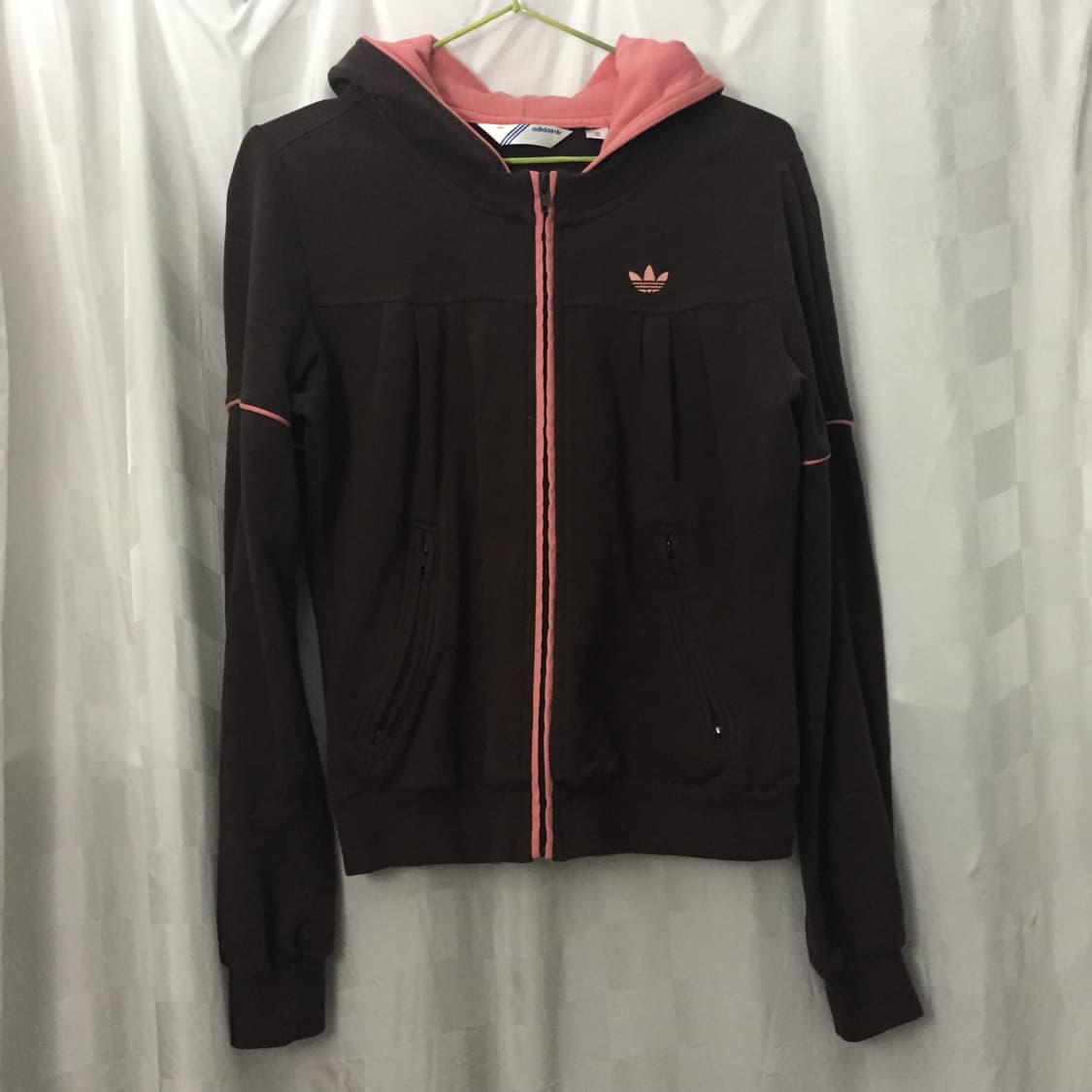 Adidas 아디다스 대장급 라떼갸루 브라운 핑크 후드집업 상품이미지3