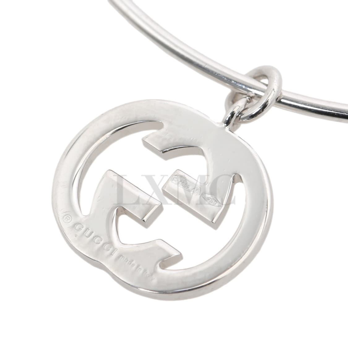 구찌 링 귀걸이 18K 화이트골드 GG 로고 후프 이어링 상품이미지9