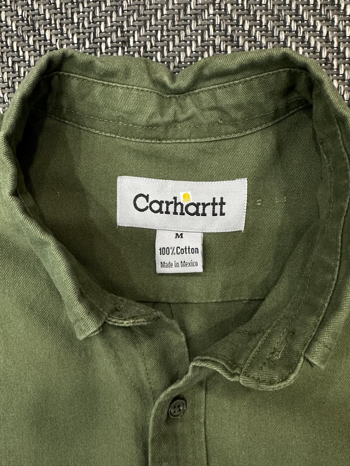 칼하트 긴팔 셔츠 카키 상품이미지3