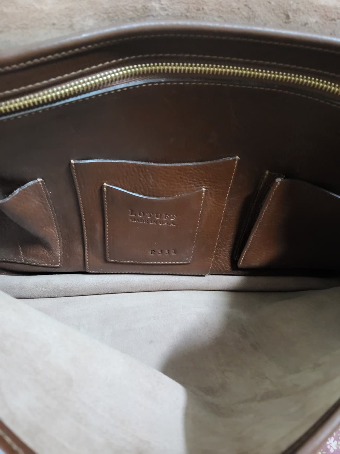 미국 Lotuff Leather 수제 사첼백 서류가방 노트북 상품이미지8