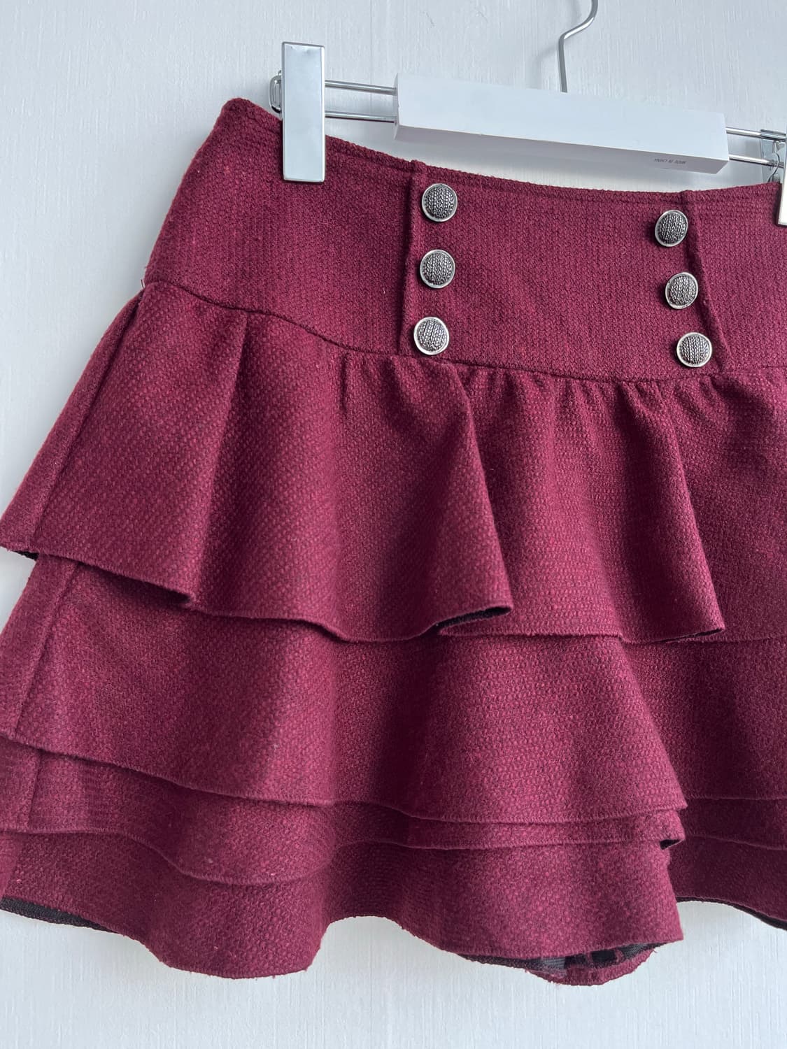 레드 와인 캉캉 스커트 상품이미지6
