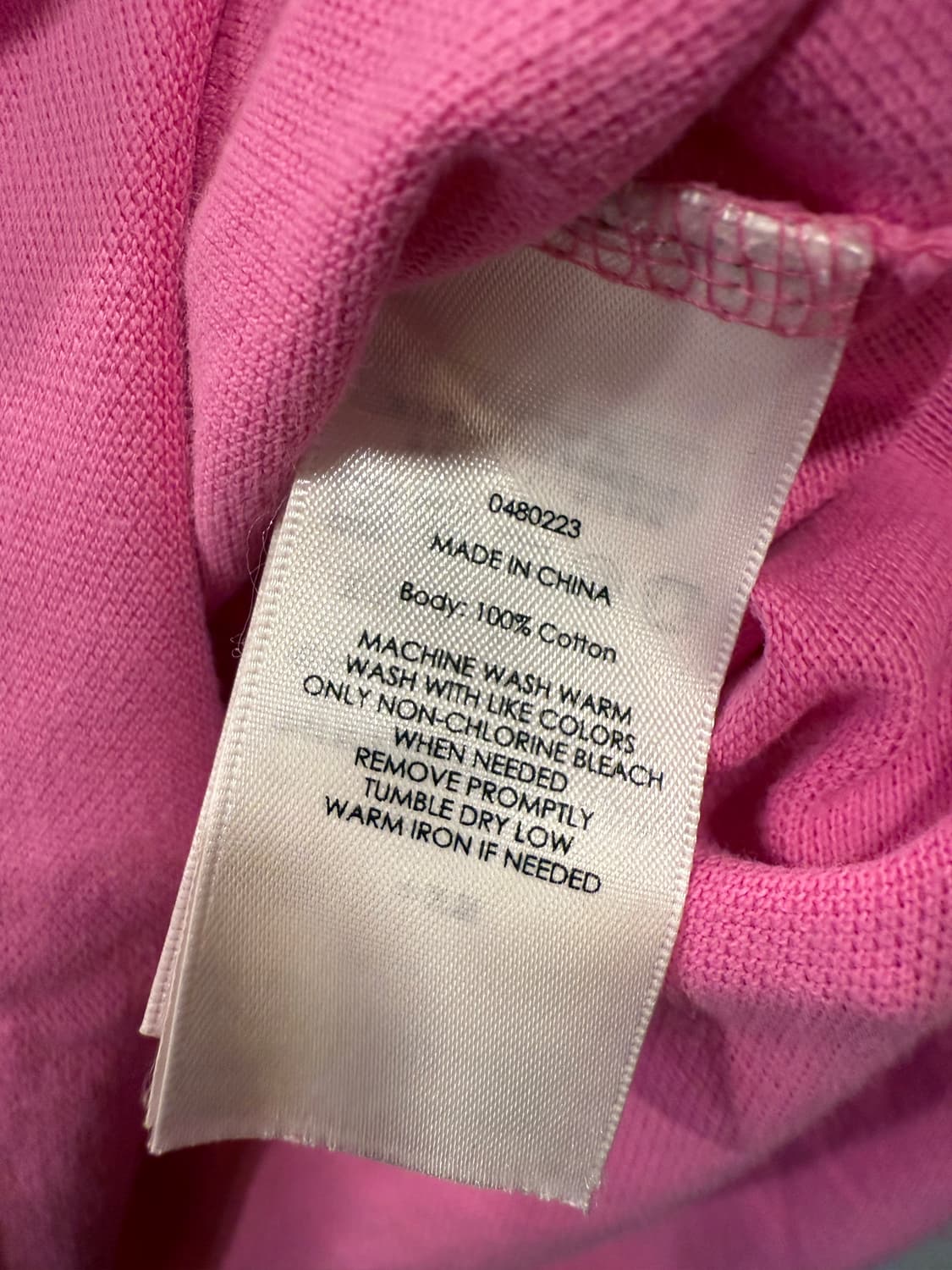 폴로 랄프로렌 빅포니 핑크 카라티 상품이미지3