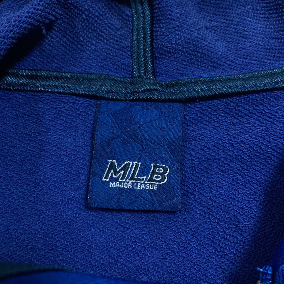 MLB 00s 뉴욕양키스 블루 후드 집업 상품이미지3