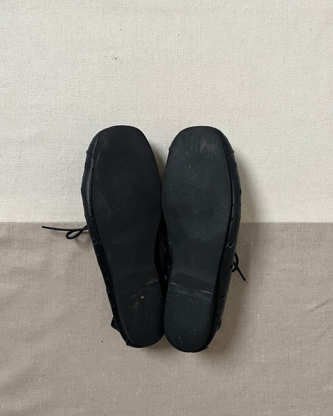 요지야마모토 도트 펀칭 플랫슈즈 yohji yamamoto 상품이미지3