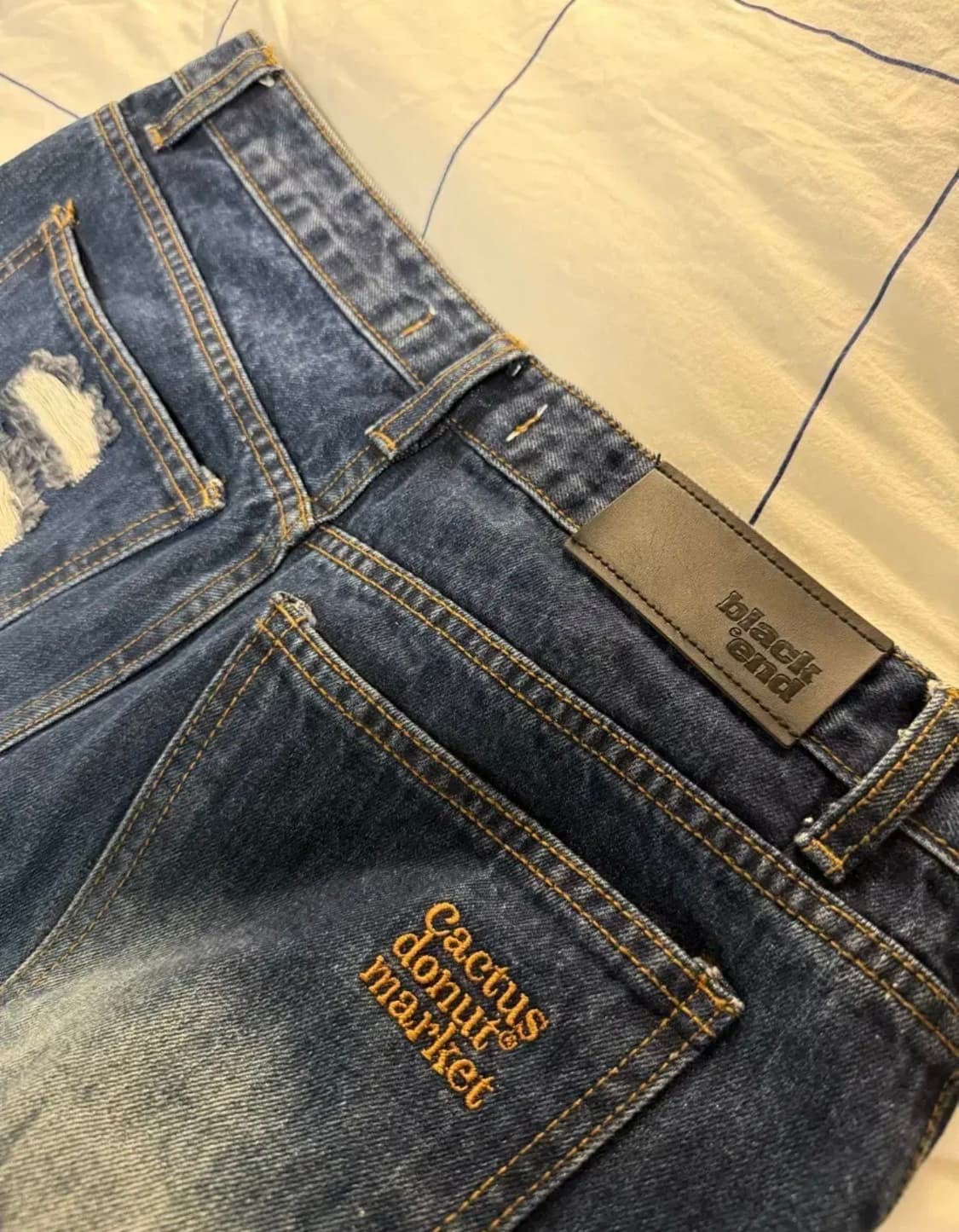 [m] 캑터스도넛 마켓 데님팬츠 상품이미지4