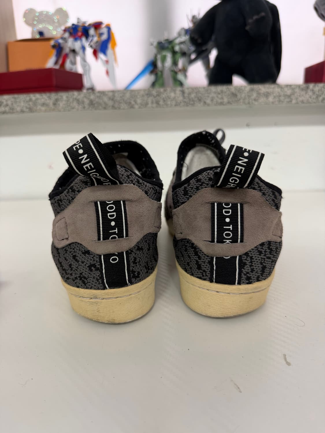 정품) 아디다스 x 베이프 x 네이버후드 슈퍼스타 265 상품이미지6