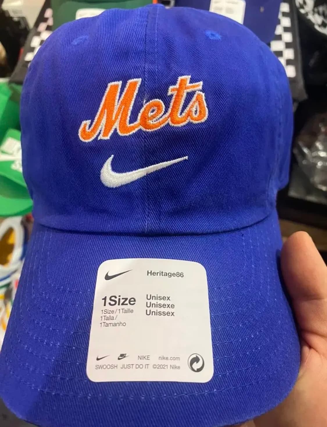 (새상품) 나이키 헤리티지86 뉴욕메츠 상품이미지3