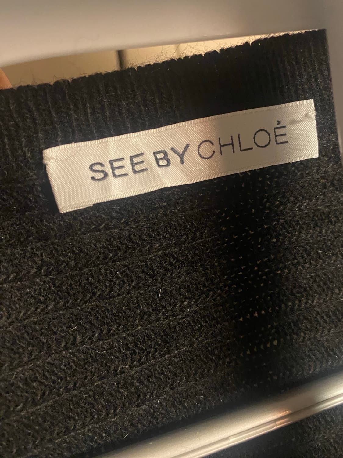 씨 바이 끌로에 (See by Chloe)블랙 퍼프 가디건 상품이미지3