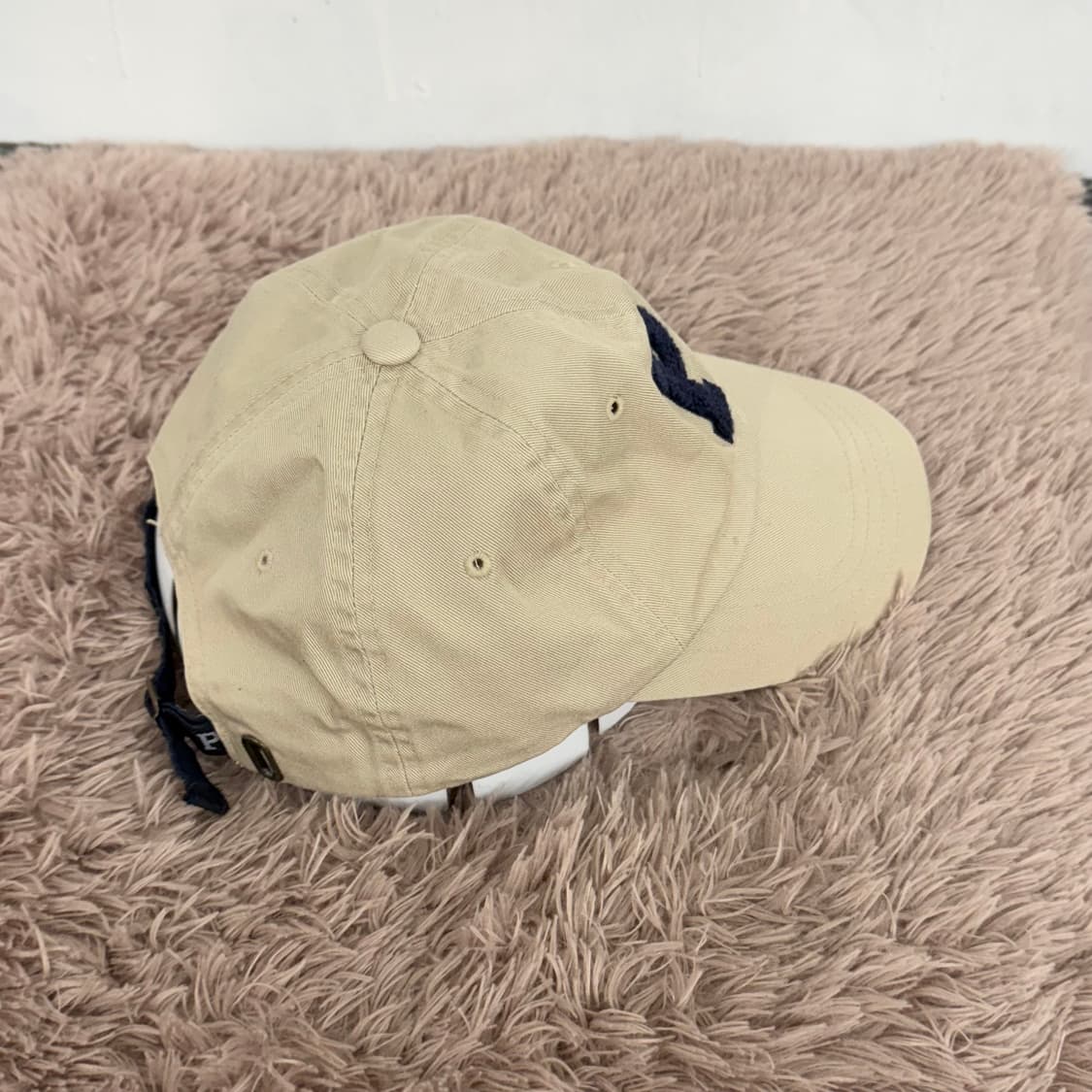 폴로랄프로렌 P로고 포인트 베이지 볼캡 상품이미지4