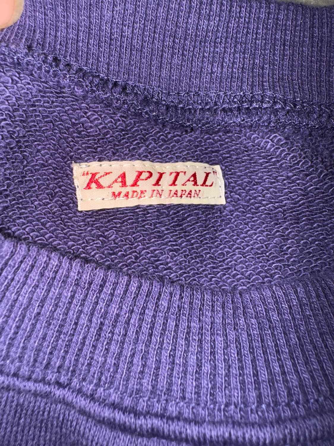 30/-裏毛　COOKIEポケットクルースウェット 상품이미지3