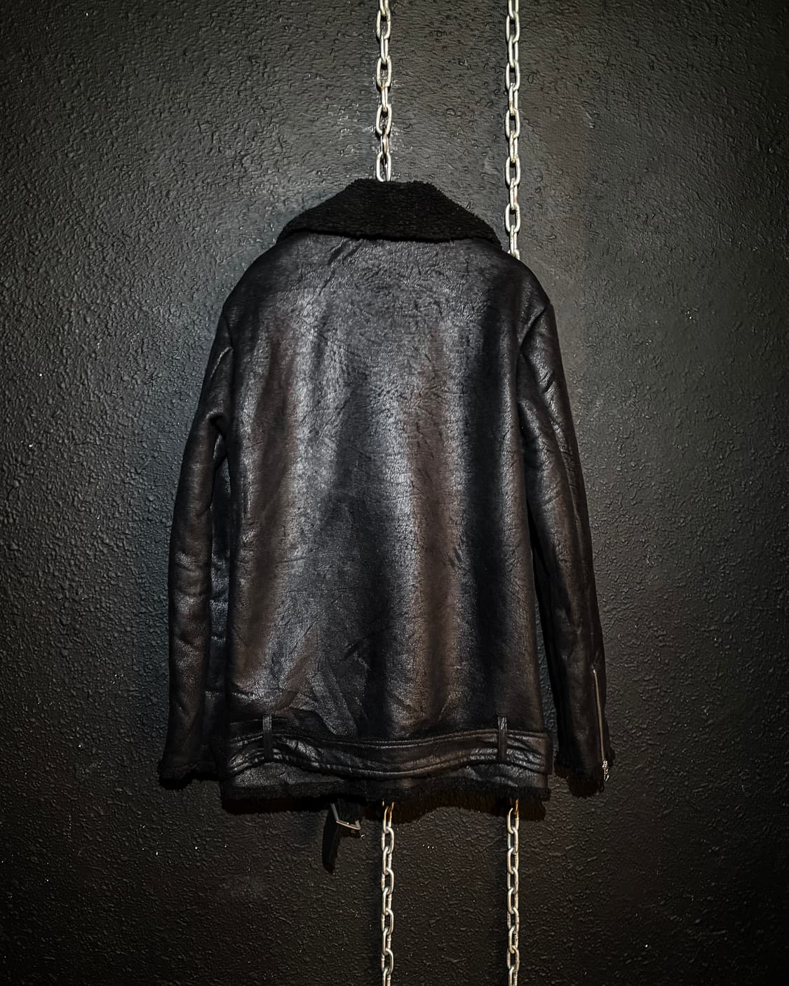 SLY – Faux Shearling Biker Jacket 상품이미지5