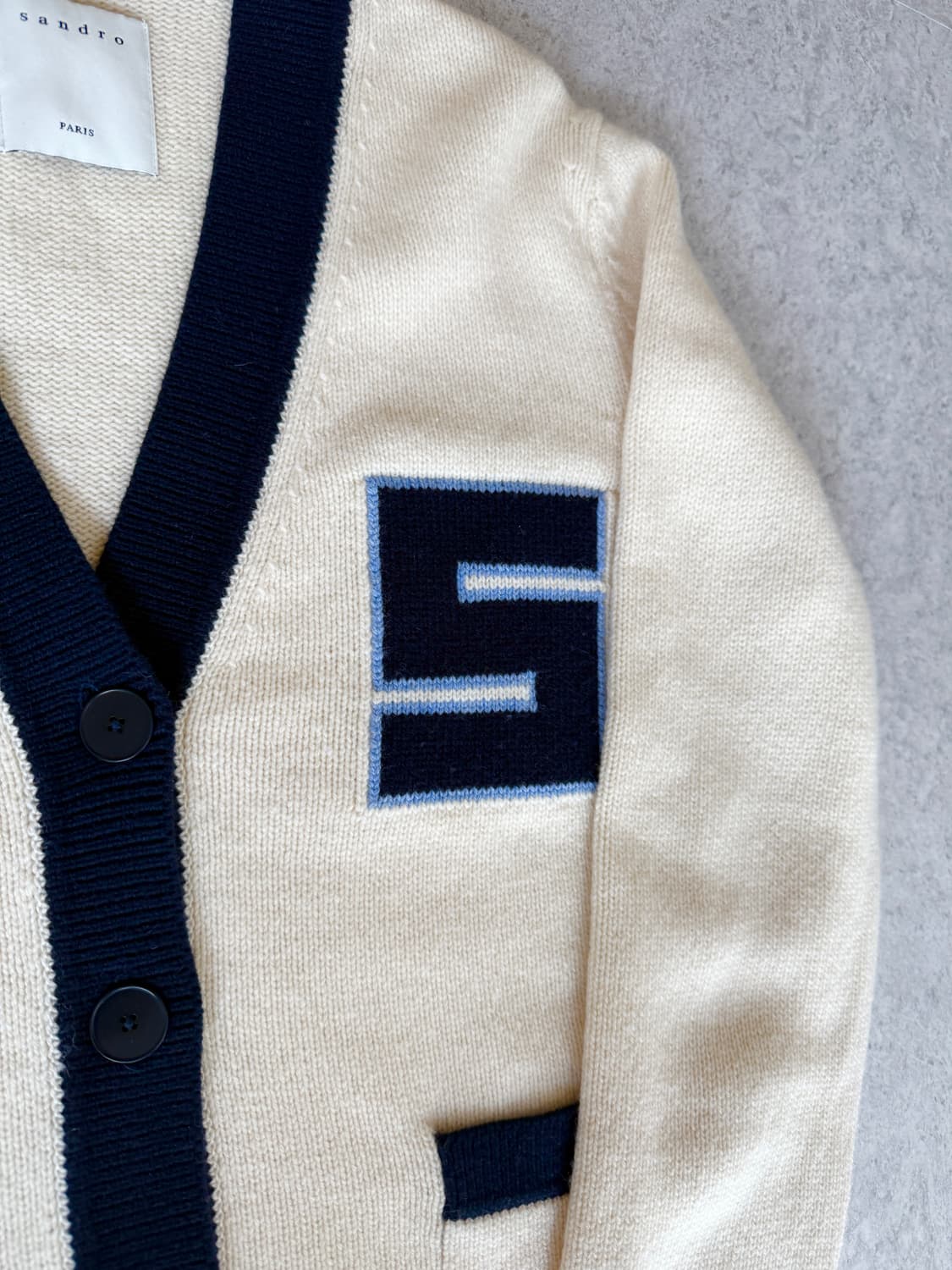 산드로 로고 가디건 상품이미지5