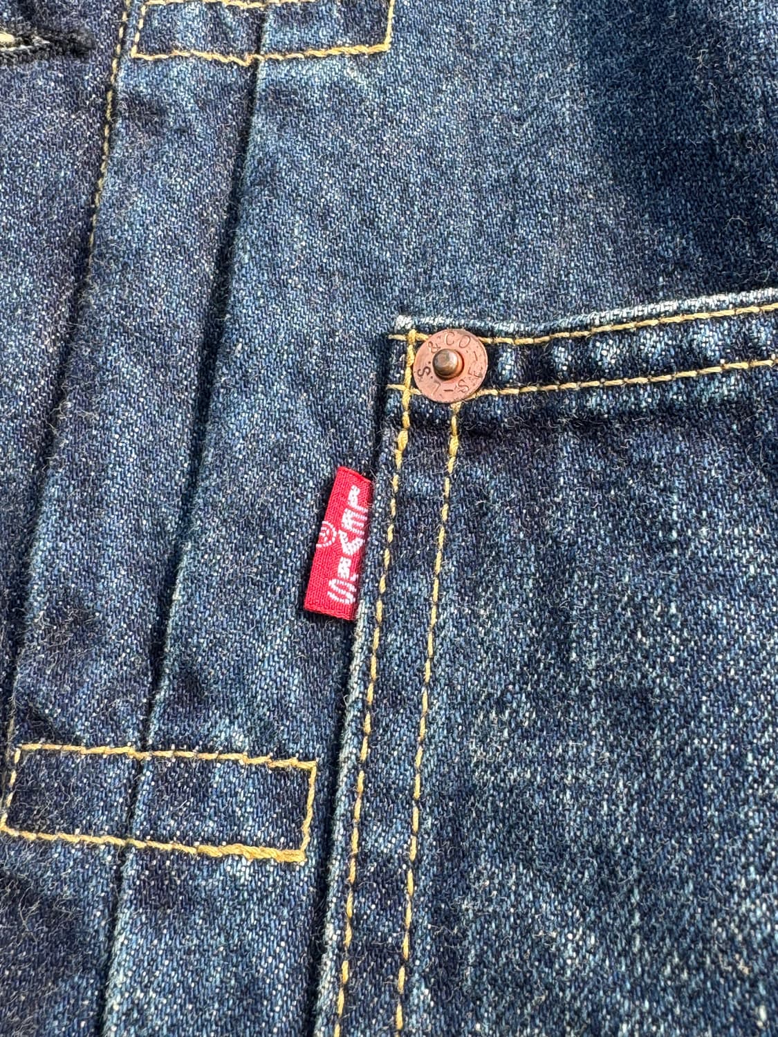 90년대 리바이스 1세대 데님자켓 상품이미지2