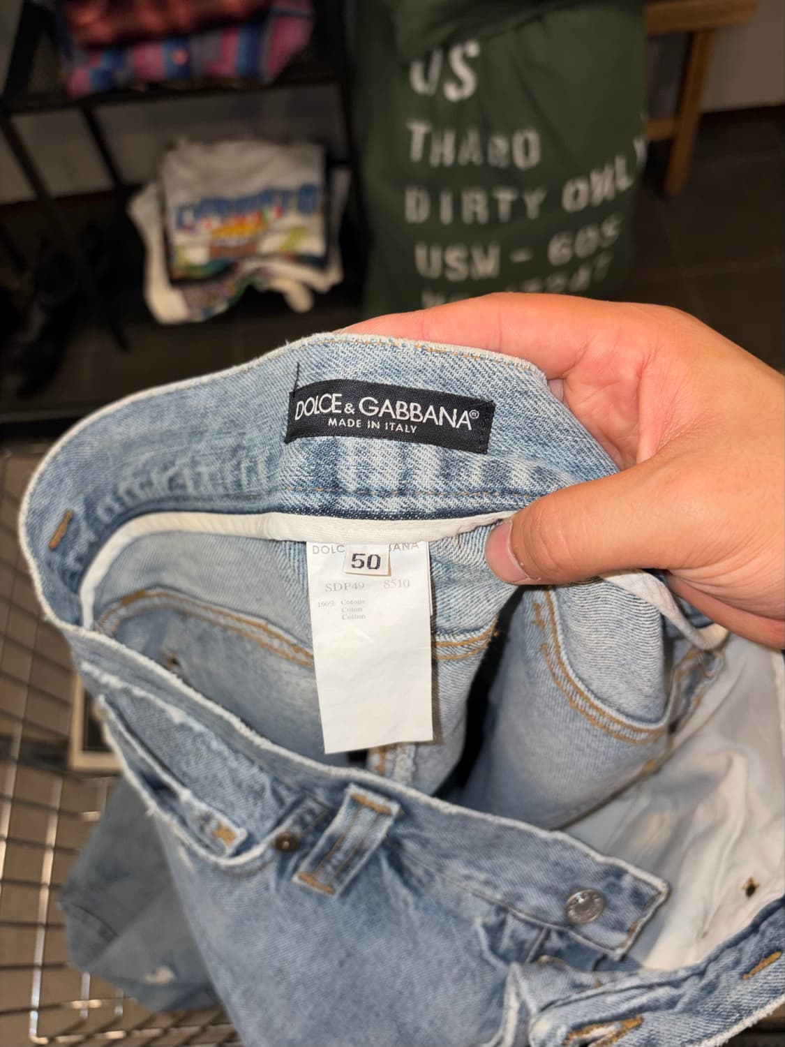 00’s Dolce & Gabbana distressed Reapir  상품이미지10