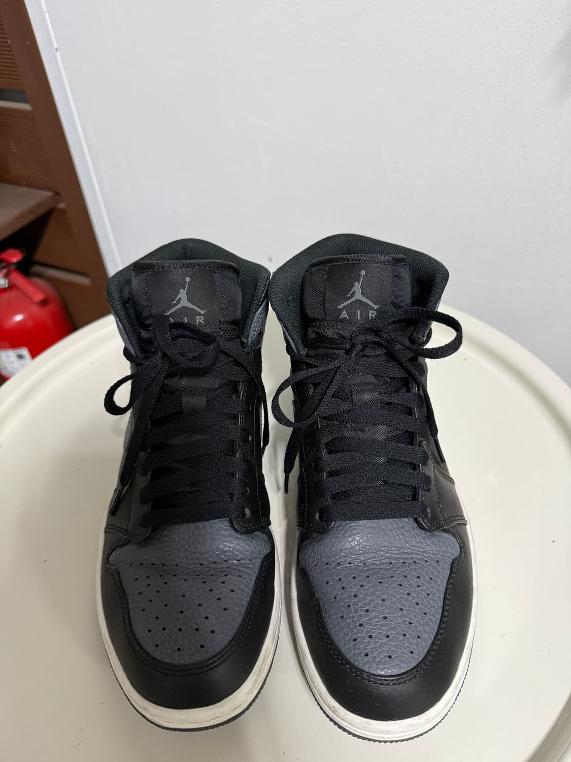 나이키 에어 조던 1 하이 블랙/회색 260mm 상품이미지2