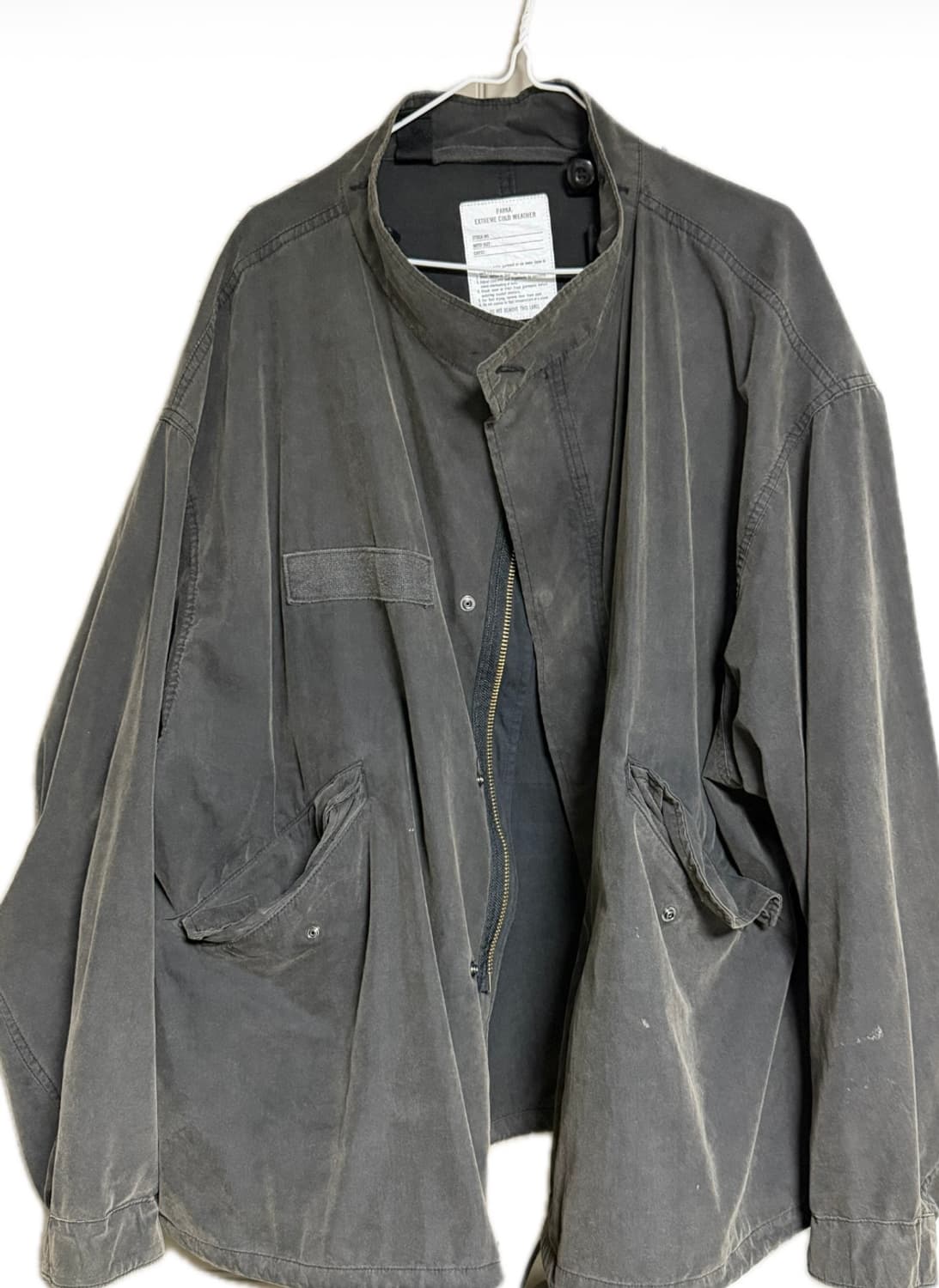 프릭스스토어 25FW M65 페이드 숏파카 Black L 상품이미지1
