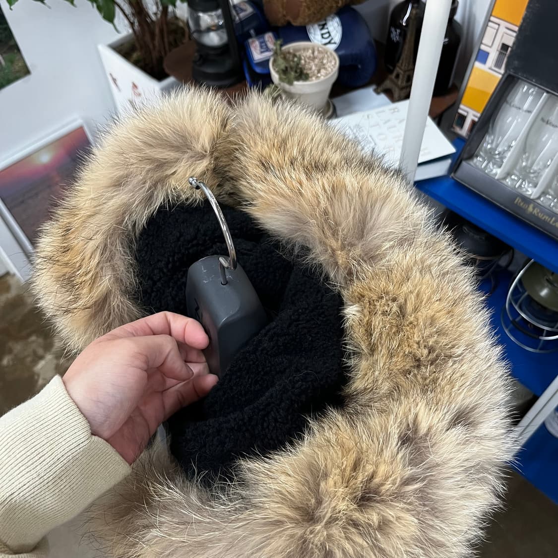 폴로랄프로렌 코요테퍼 밀리터리 다운파카 L 상품이미지4