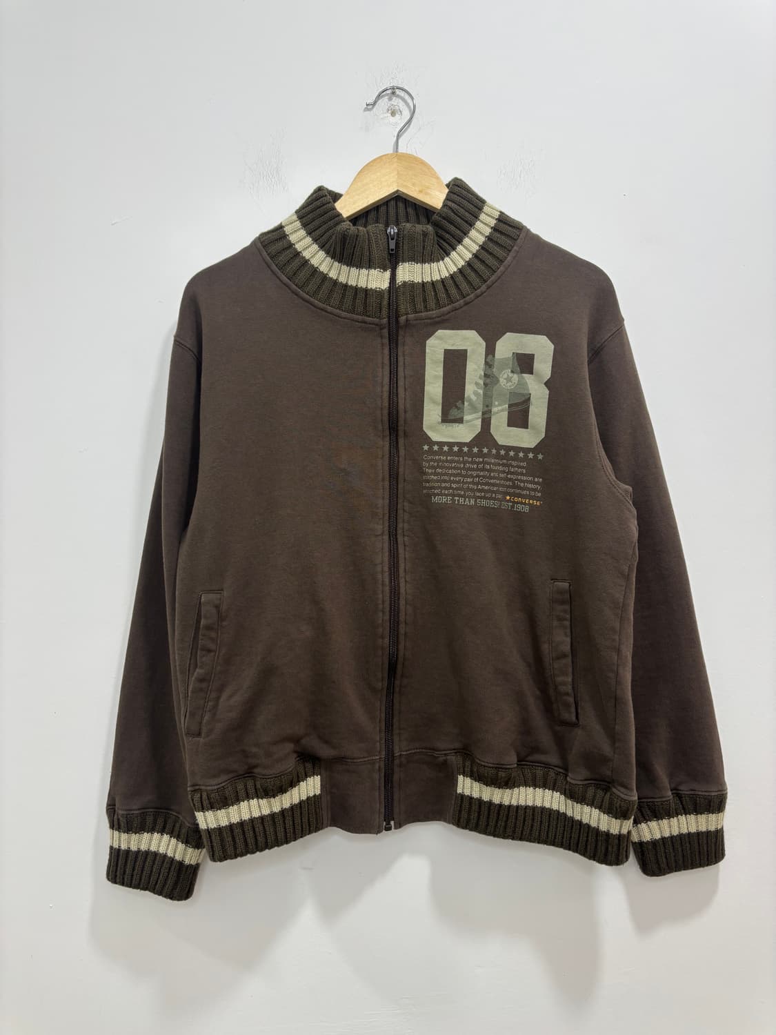 컨버스 브라운 프린팅 자켓 상품이미지7